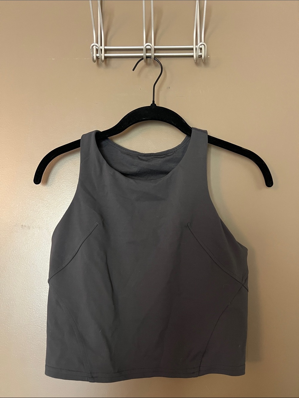 lululemon Wunder Train Racerback Tank - Graphite Grey - Size: 6